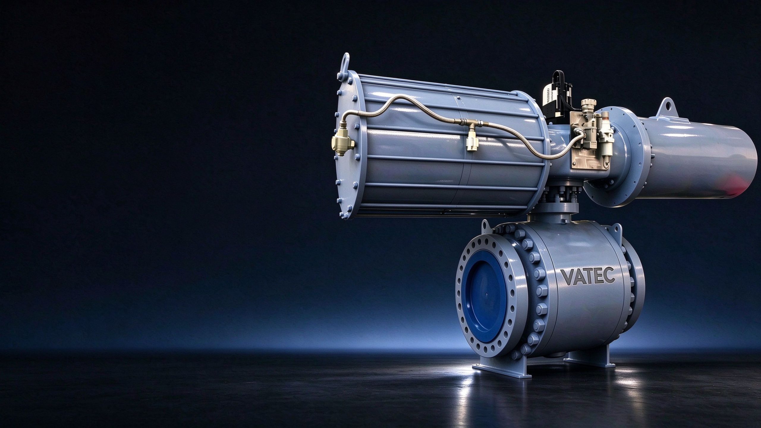 Pneumatic actuated ball valve